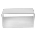 GloboStar® 93056 LED Φωτιστικό Τοίχου Απλίκα Αρχιτεκτονικού Φωτισμού Λευκό Αδιάβροχο IP54 10 Watt 60° 1400lm 230V CREE Θερμό Λευκό