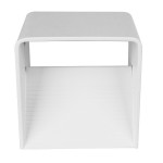 GloboStar® 96431 LED Φωτιστικό Τοίχου Απλίκα Κύβος Αρχιτεκτονικού Φωτισμού Λευκό IP54 10 Watt 