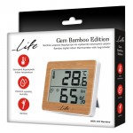 LIFE Gem Bamboo Edition Ψηφιακό θερμόμετρο / υγρόμετρο