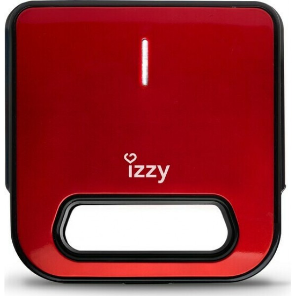 IZZY IZ-2009 SPICY RED Τοστιέρα για 2 Τοστ 800W 