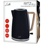 LIFE RITZ Black Premium design βραστήρας 1.7L 2200W