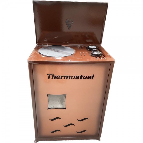 Thermosteel D9000 Θερμάστρα πετρελαίου εμαγιέ σε κοράλ-καφέ χρώμα