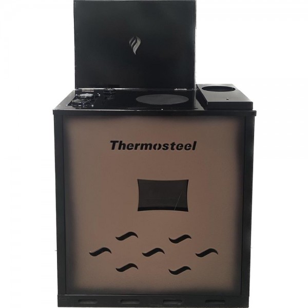 Thermosteel D12000 Θερμάστρα πετρελαίου εμαγιέ σε γκρι-μαύρο χρώμα