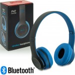 P47 Ασύρματα ακουστικά bluetooth – Headphones Blue