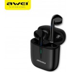 AWEI T21 Earbud Bluetooth Handsfree Μαύρα