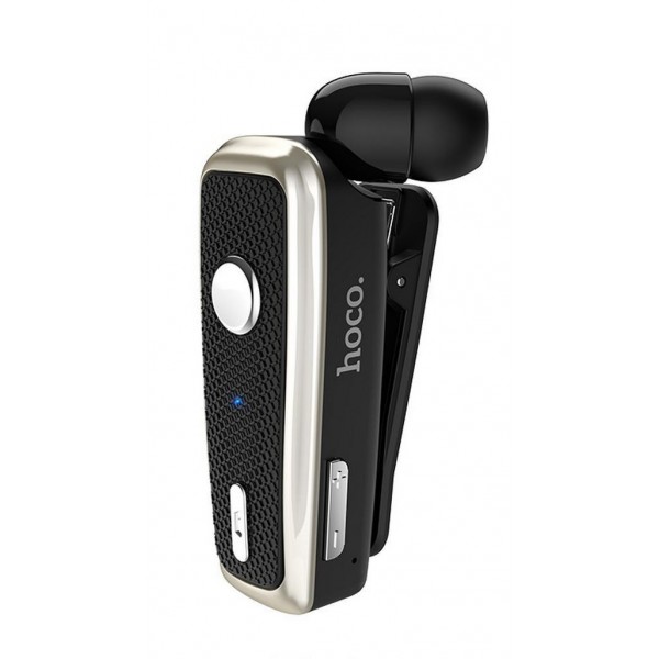 Hoco E38 Business Wireless Mono Headset με Δόνηση και Αθόρυβο Μηχανισμό Μαύρο 