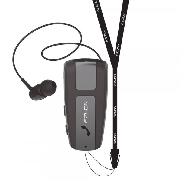 Noozy Roller BH68 V.5.0 Bluetooth Hands Free με Δόνηση και Strap Λαιμού Multi Pairing Μαύρο 