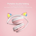 Cat CT930 Headphones Ασύρματα ακουστικά Bluetooth Pink