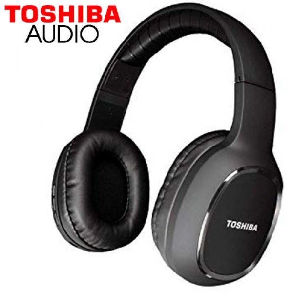 Toshiba RZE-BT160H Ασύρματα/Ενσύρματα Over Ear Sports Ακουστικά Μαύρα