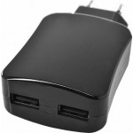iNOS Φορτιστής Χωρίς Καλώδιο με 2 Θύρες USB-A 5W Μαύρος 
