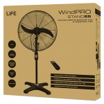 LIFE WindPro STAND65 Ανεμιστήρας ορθοστάτης 26" βιομηχανικού τύπου με τηλεχειριστήριο, 210W