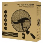 LIFE WindPro65 Επιτοίχιος ανεμιστήρας 26'' βιομηχανικού τύπου με τηλεχειριστήριο, 210W